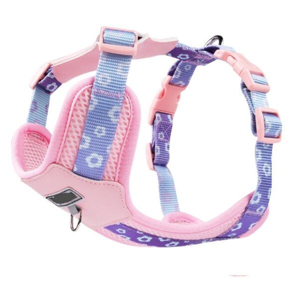 Vibrant Patterned Dog Harness – Soft Mesh & Adjustable Straps